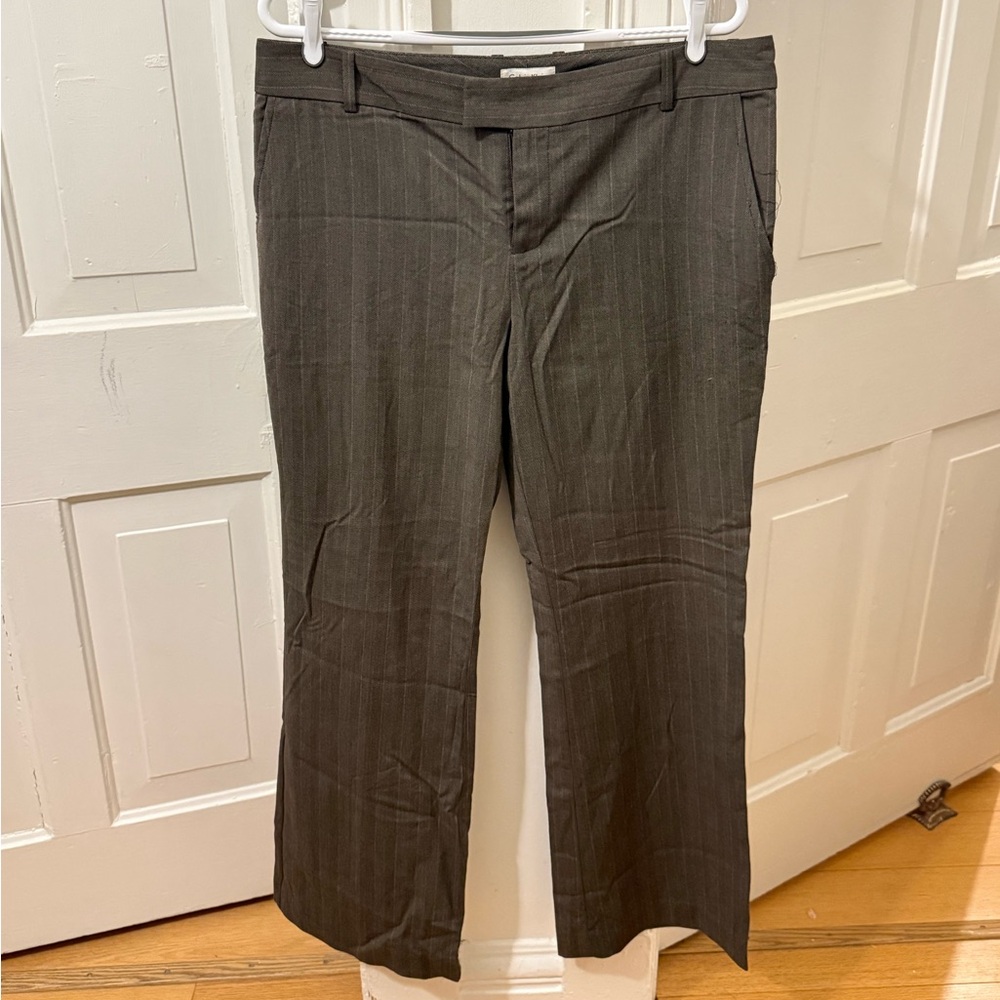 Sleek brown slacks